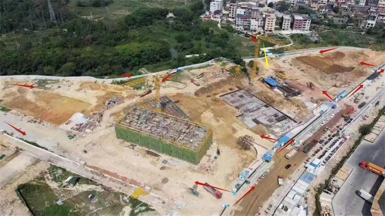 临桂区中建八局项目塔吊监控安装
